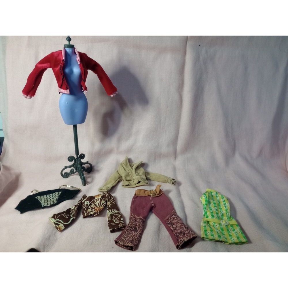 Barbie Clothes Lot My Scene Red Velvet Roller Girl Jacket Fashion Fever...